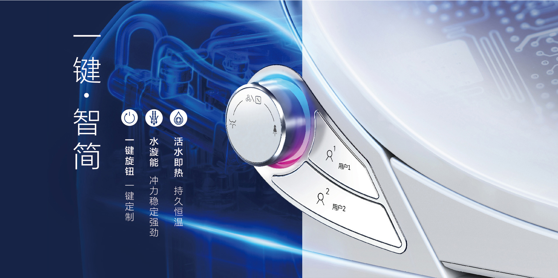 恒潔衛(wèi)浴.熱賣款Q9智能一體機(jī)